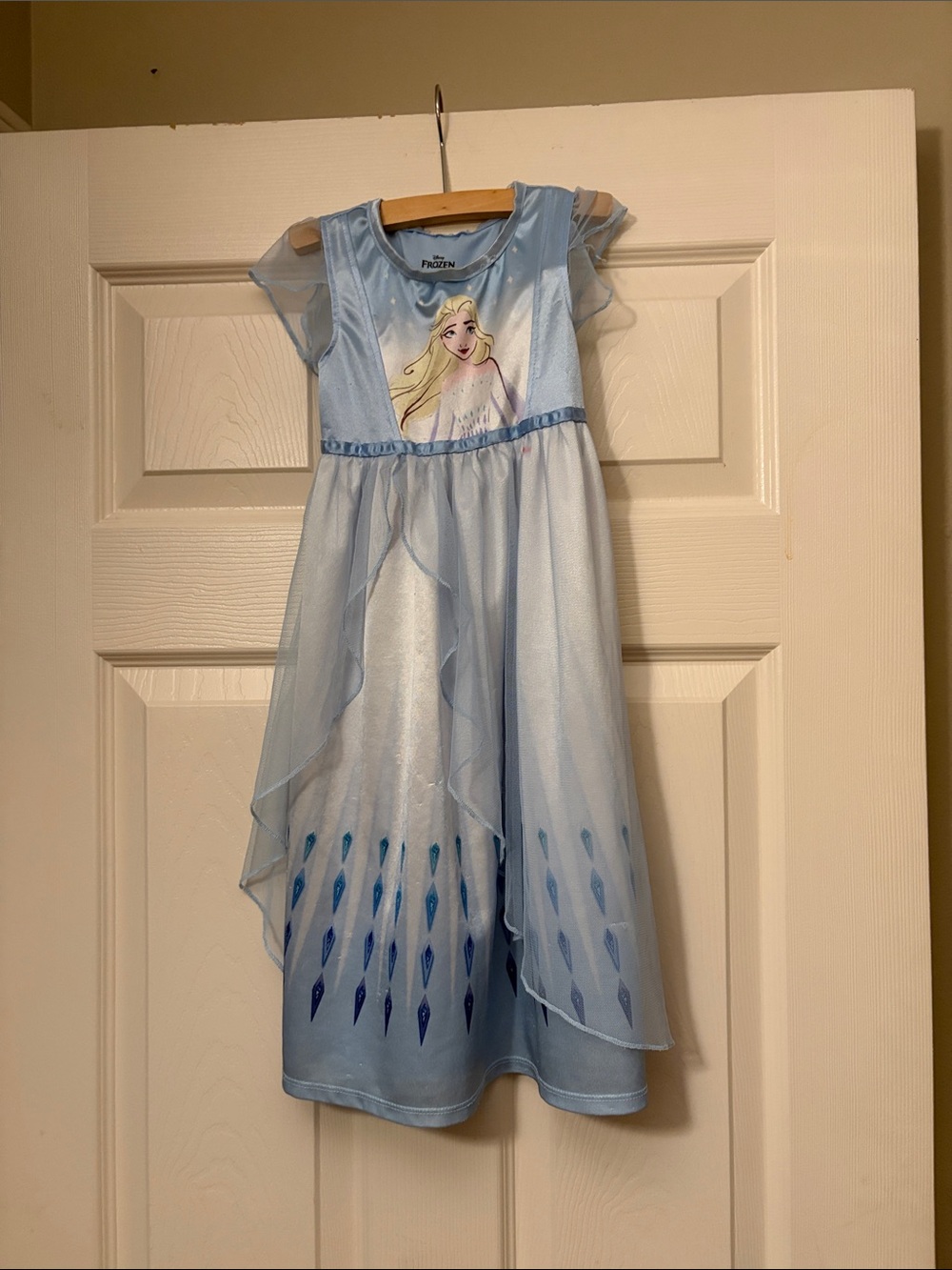 Disney Light Blue Elsa-Inspired Girls' Dress